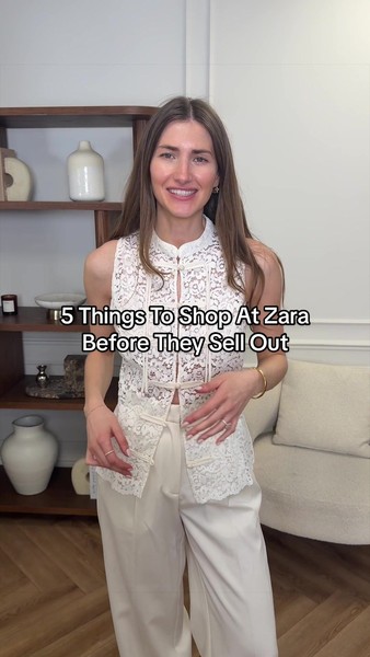 Florence placed a Zara order full of her favourite pieces for spring. Which ones will you be adding to your basket?