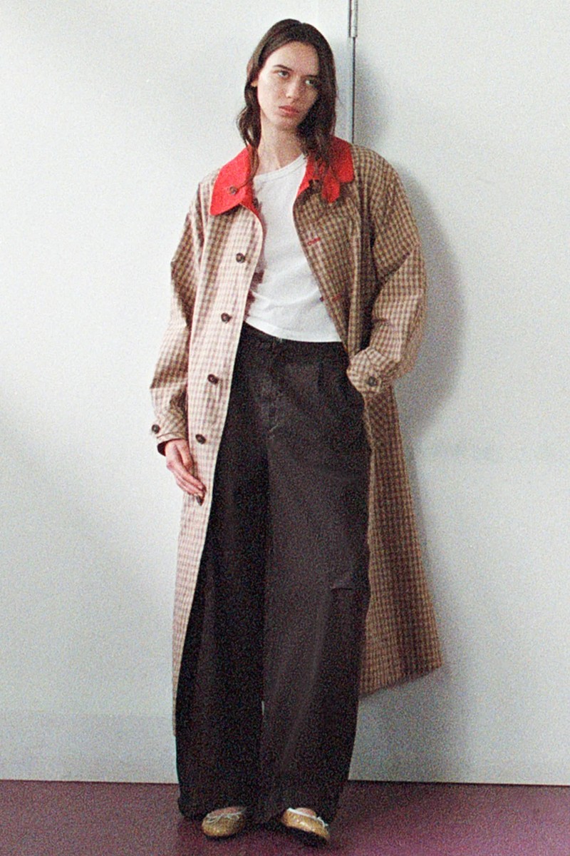 Anja Reversible Shower-Proof Trench from Damson Madder