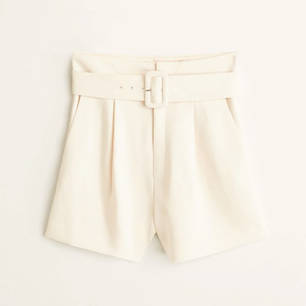 Flowy Pleat Shorts from Mango