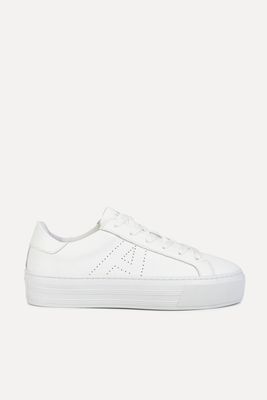 White Platform Trainers from Air & Grace