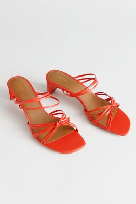 Strappy Knotted Heeled Sandals from & Other Stories