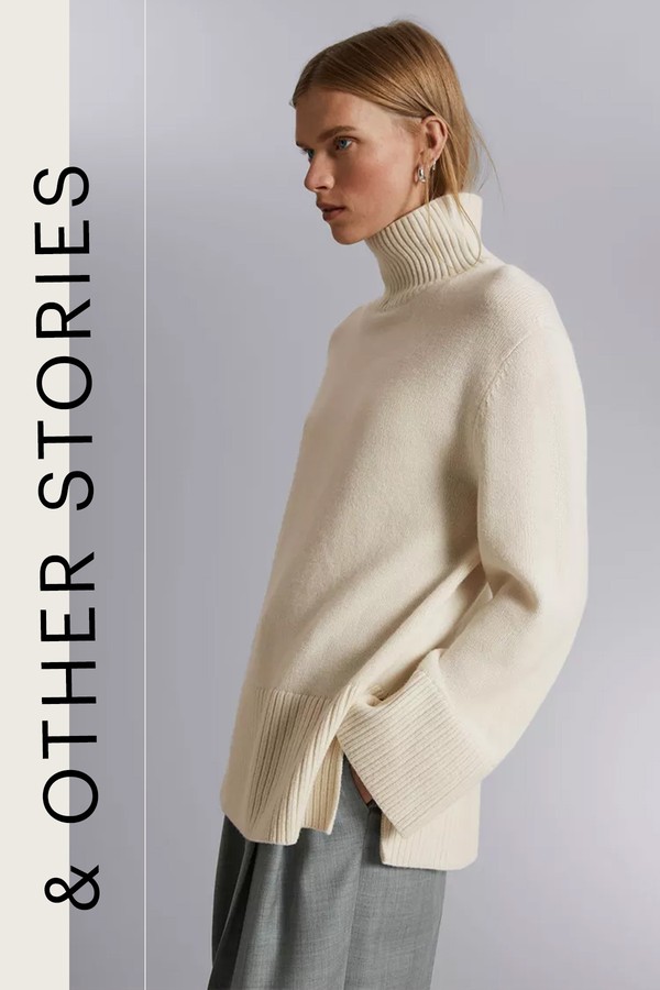 Oversized Turtleneck Wool Jumper from & Other Stories
