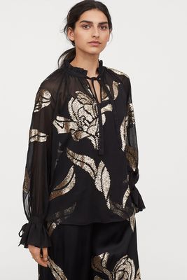 Blouse With Sequins from H&M