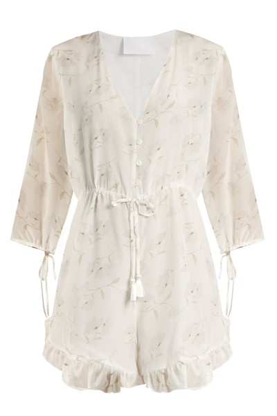 Silk Crepe Playsuit from Athena Procopiou