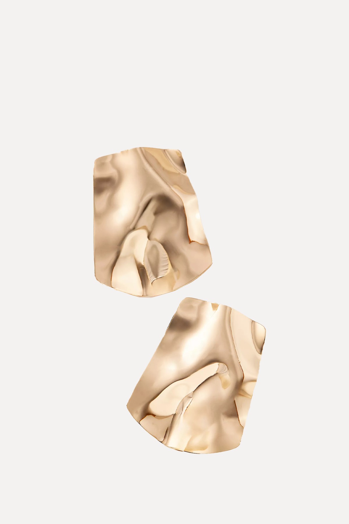 Crinkled Square Stud Earrings from Anthropologie