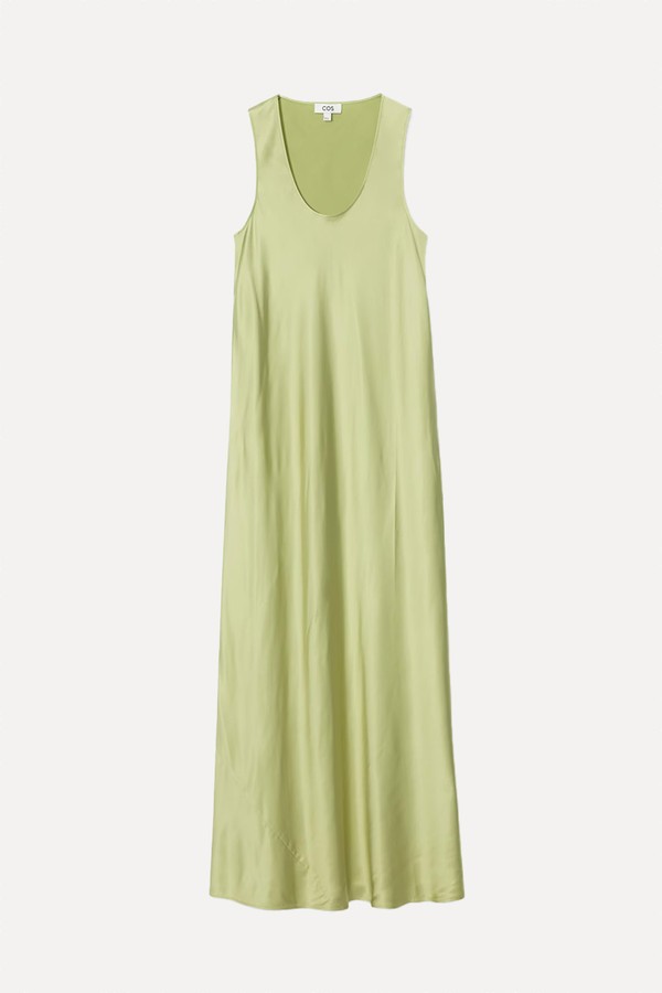 Bias-Cut Maxi Slip Dress from COS