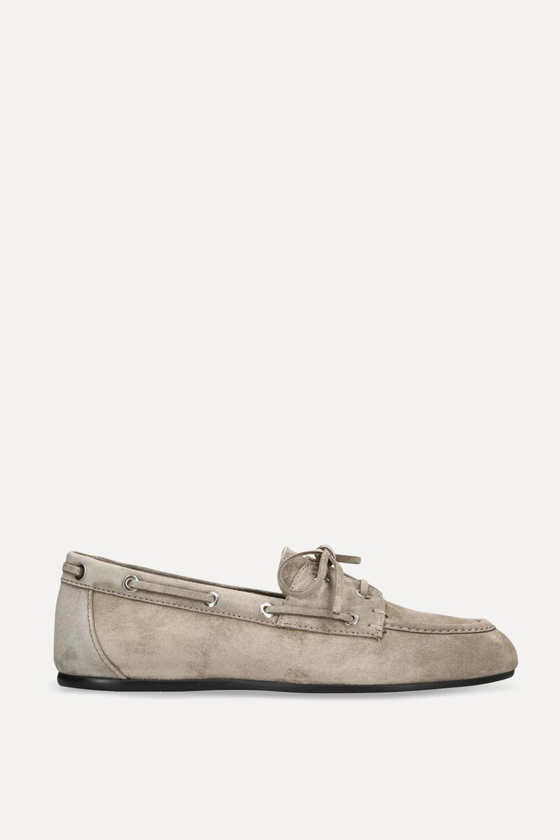 Suede Tinsley Moccasins from Stuart Weitzman