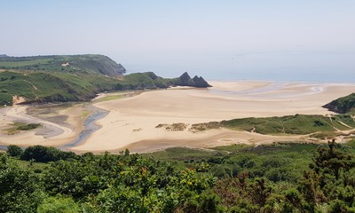 Three Cliffs Bay