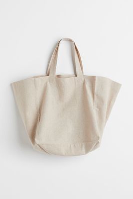 Linen-Blend Beach Bag from H&M