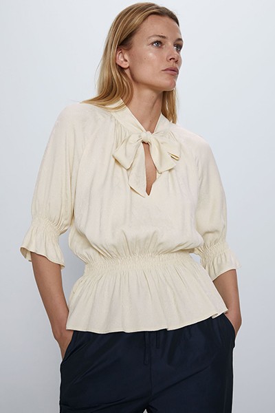 Jacquard Blouse