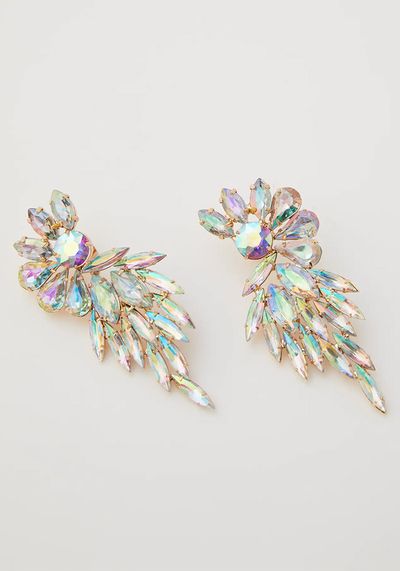 Iridescent Flower Earrings from Pull & Bear