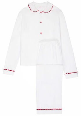 100% Cotton Poplin Long Pyjamas from Sarah Brown