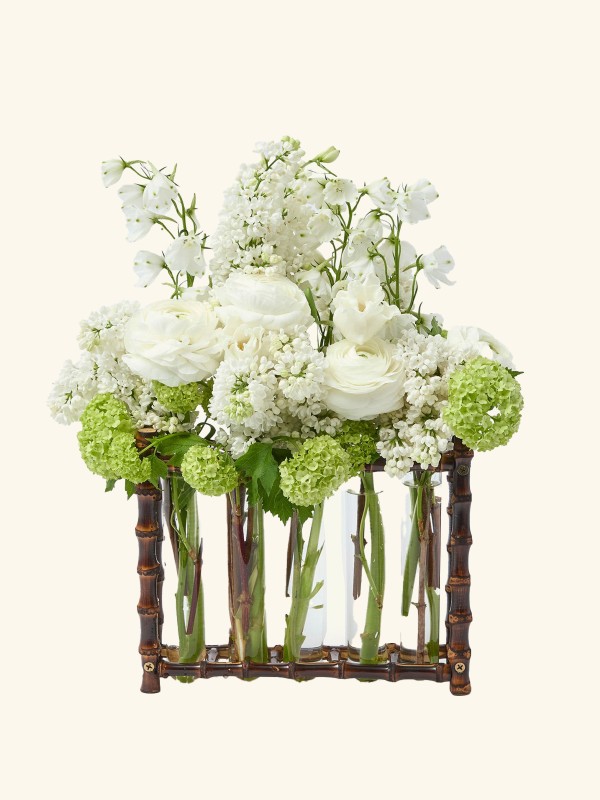 Burnt Bamboo Bud Vase 