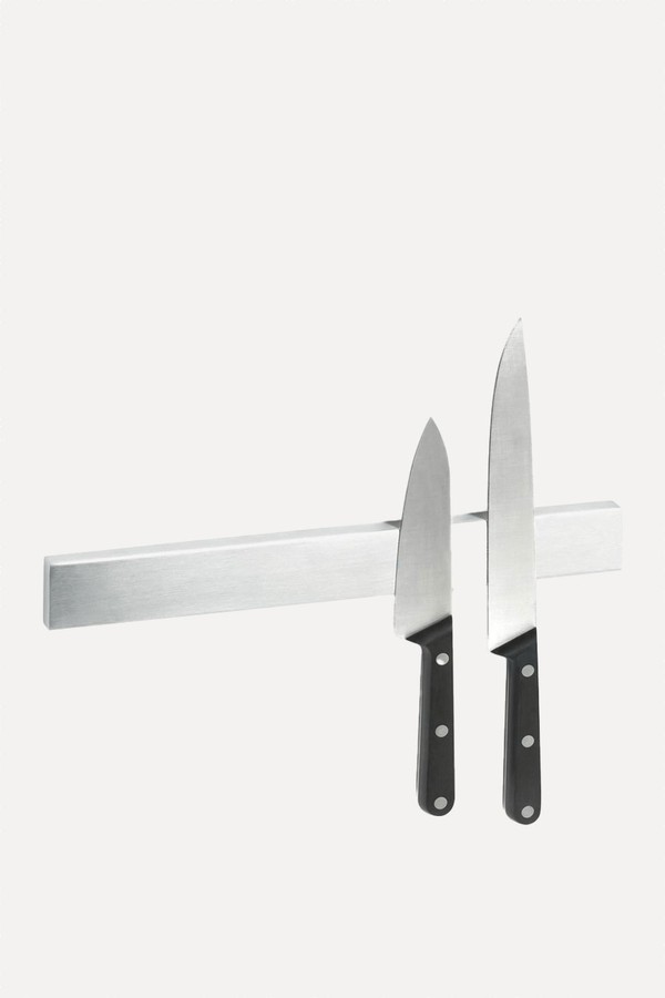 Wall-Mounted Stainless Steel Magnetic Knife Rack from John Lewis
