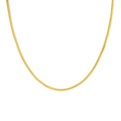 Oval Snake Chain Necklace