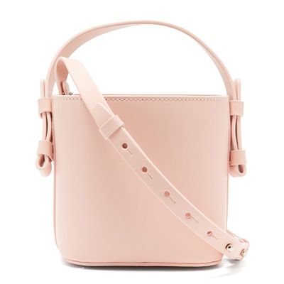 Mini Matte Leather Bucket Bag from Nico Giani