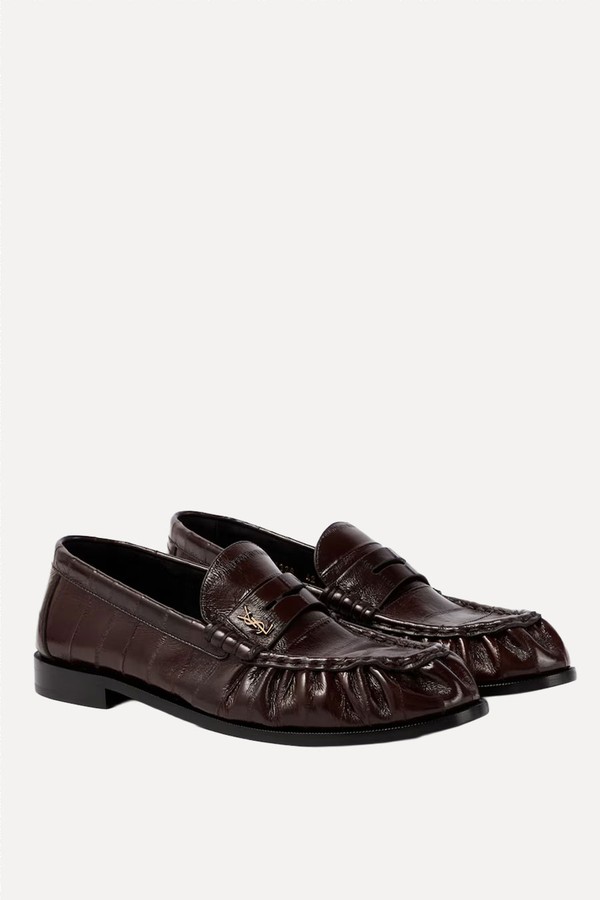 Le Loafer Eel Leather PennyLoafers from Saint Laurent