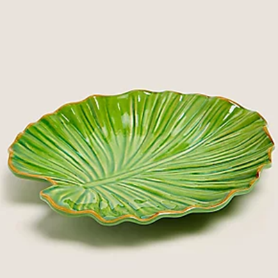 Tropical Jungle Leaf Picnic Platter