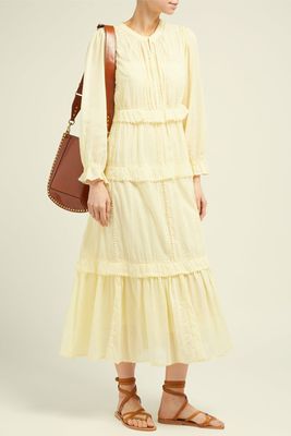 Aboni Ruffle-Tiered Cotton Dress from Isabel Marant Étoile 