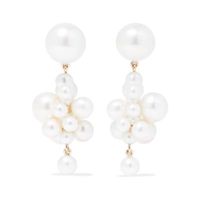 Gold Pearl Earrings from Sophie Bille Brahe