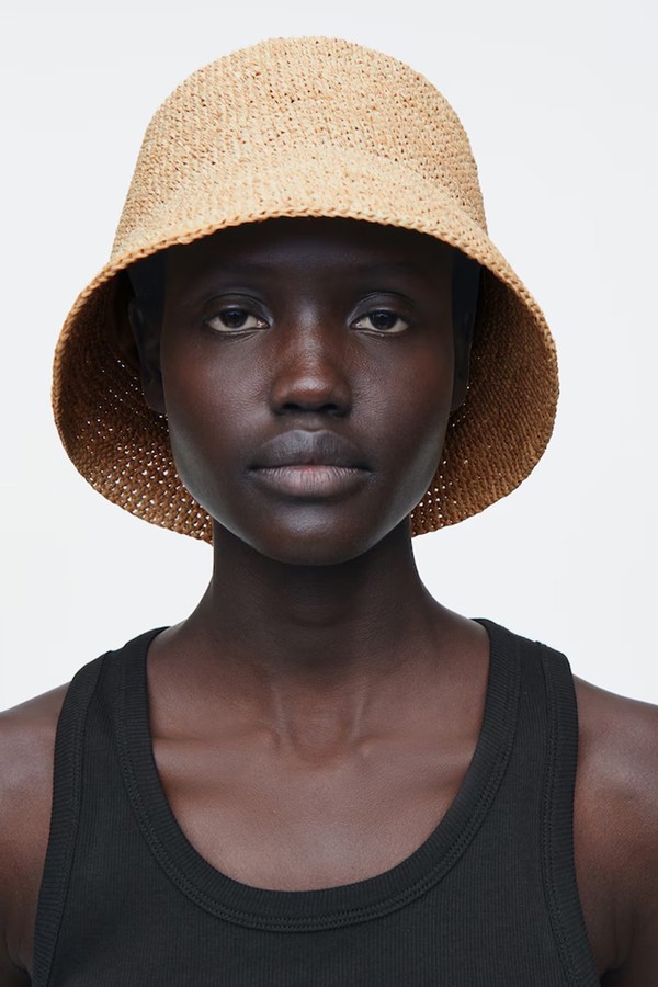 Straw Bucket Hat from Cos