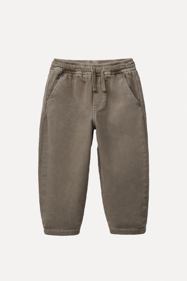 Super Stretch Twill Straight-Leg Trousers