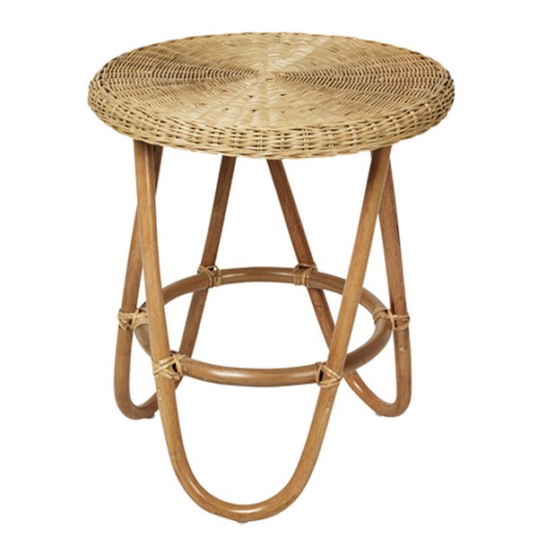 Frida Rattan Side Table from Broste Copenhagen