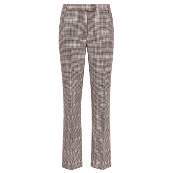 Check Slim Leg Trousers