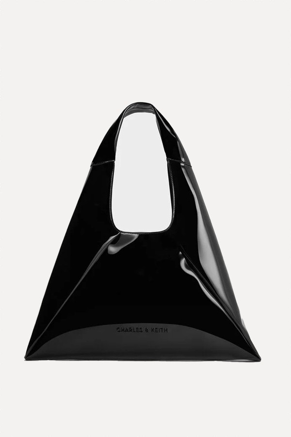 Bosie Patent Slouchy Hobo Bag from Charles & Keith