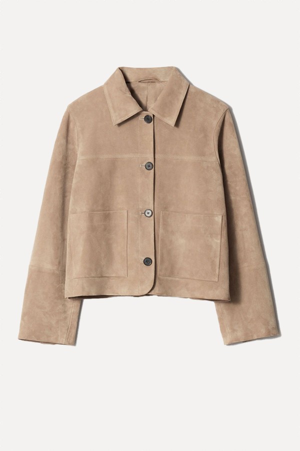 Patch-Pocket Leather Jacket from & Other Stories