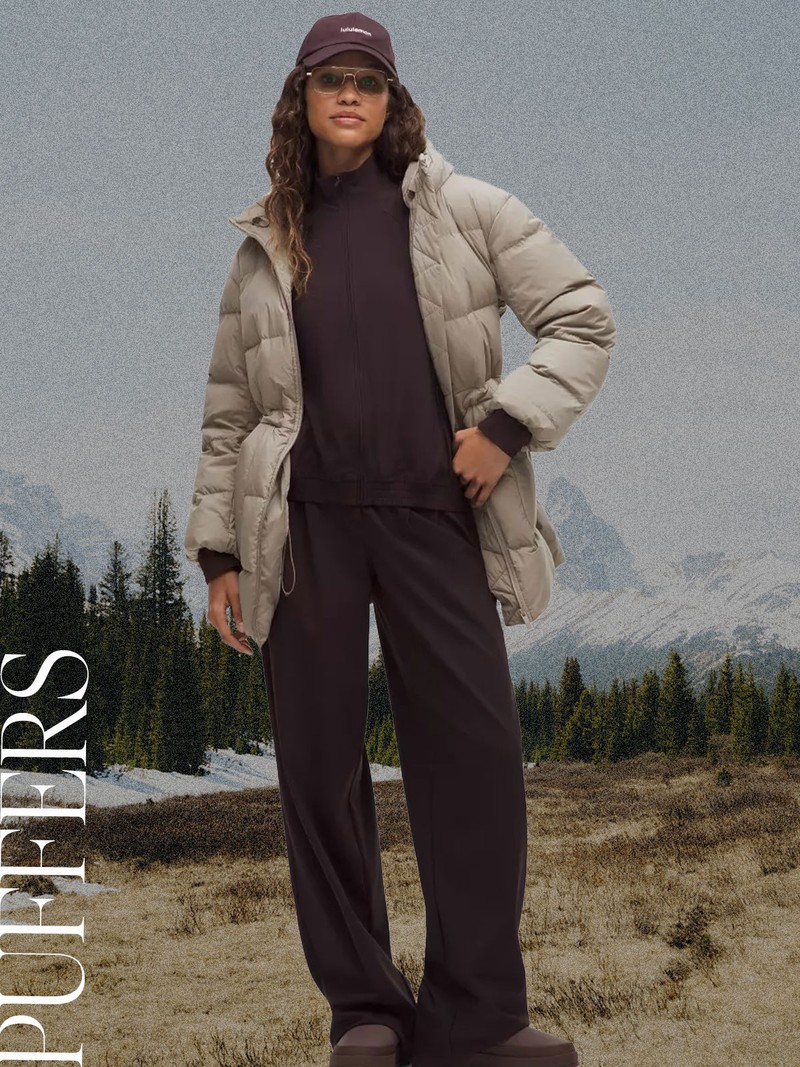 Cinch-Waist 600-Down-Fill Puffer