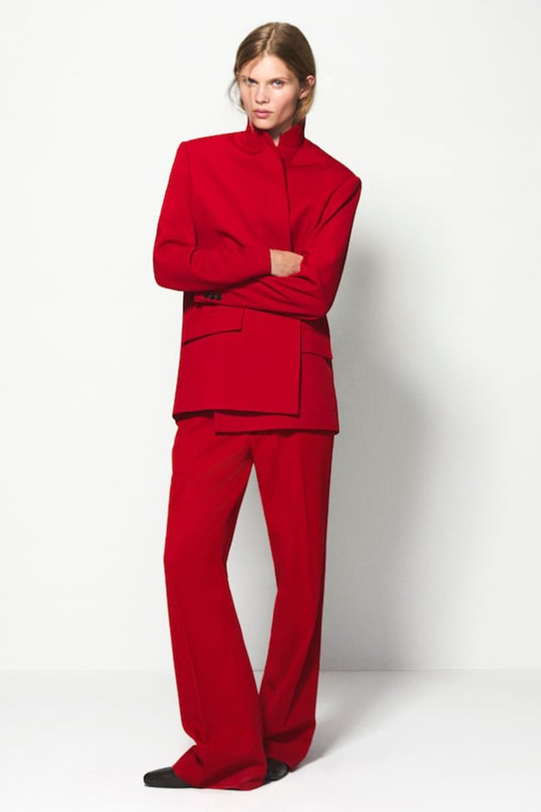Wool-Blend Straight-Leg Trousers from COS