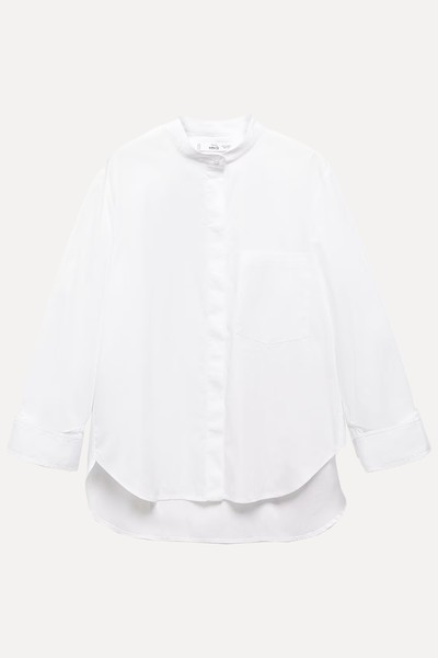 Buttoned Cotton Shirt from Mango