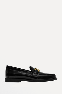 Loafers With Decorative Links  from Massimo Dutti