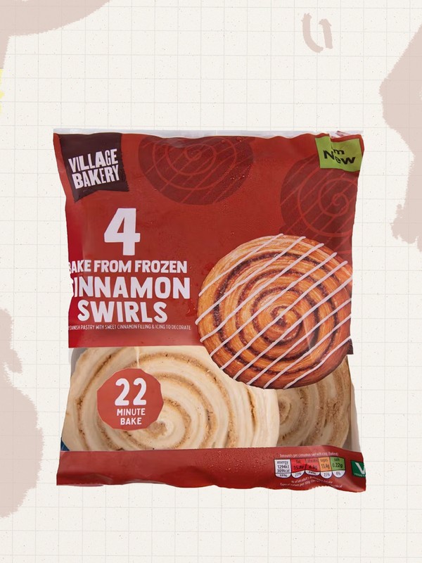 Pack Of 4 Bake From Frozen Cinnamon Swirls from VILLAGE BAKERY