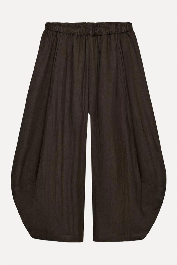 x from ZW Collection Textured Volume Trousers, £39.99 | Zara