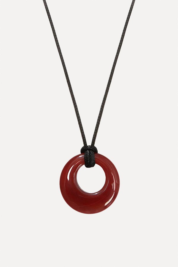 Carnelian Cord Necklace from en route