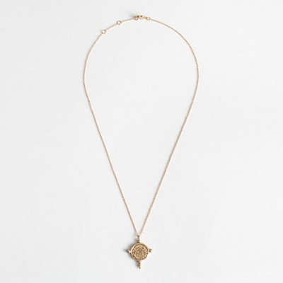 Coin Arrow Pendant Necklace from & Other Stories 