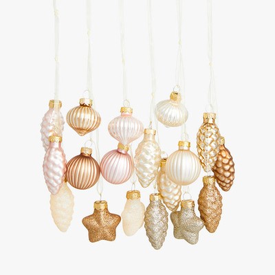 Blush Coast Star & Pine Cone Cluster Assortment