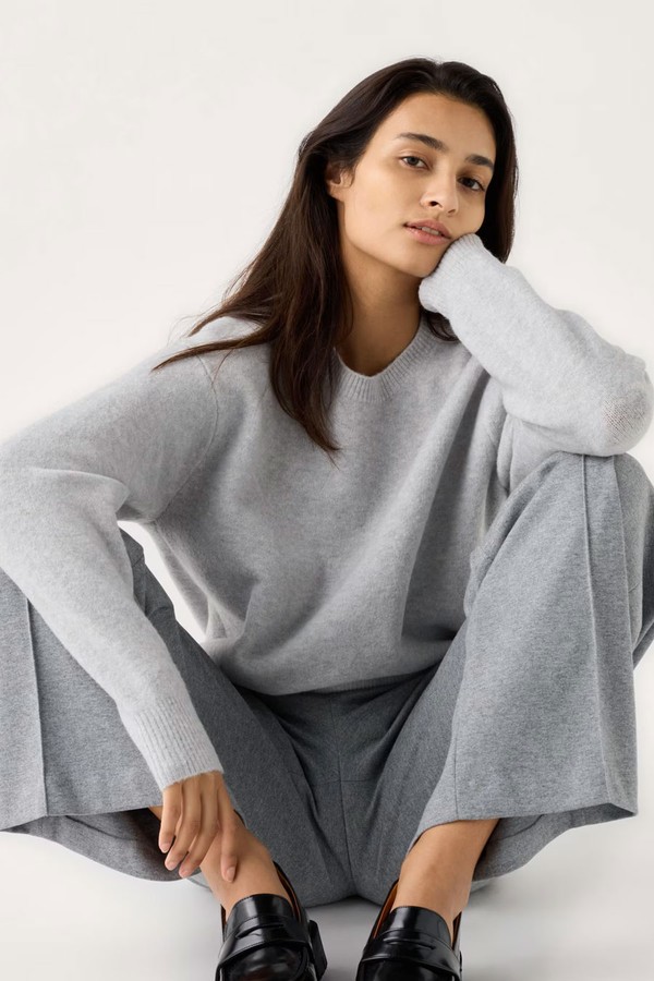 Soufflé Yarn Crew Neck Jumper from Uniqlo