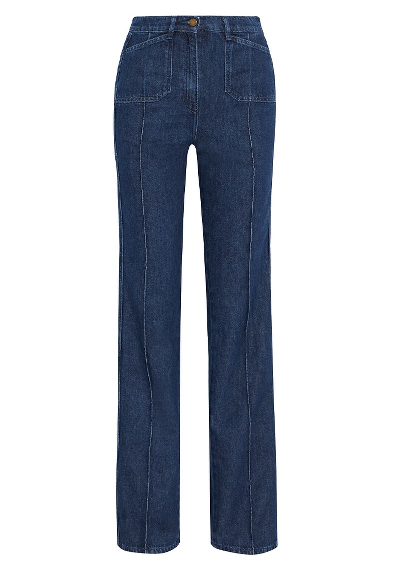Carole High-Rise Straight Leg Jeans