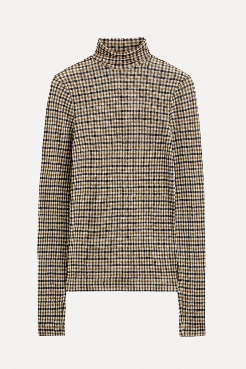 Merino Wool High-Neck Top from  COS