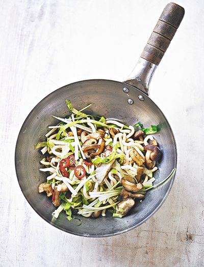 Tofu Mushroom Udon