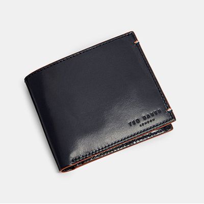 Stitched Bifold Leather Wallet from Ted Baker