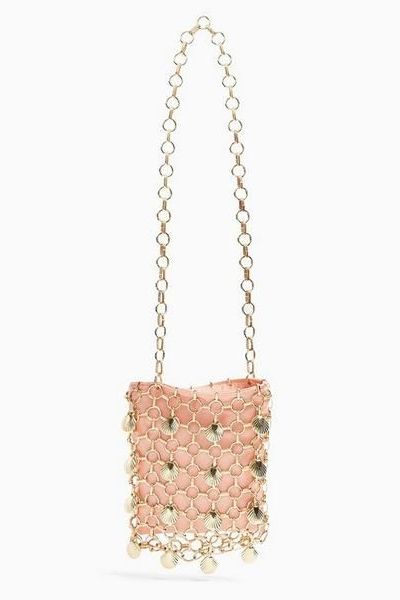 Metal Shell Shoulder Bag from Topshop