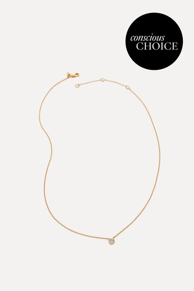 Diamond Essential Chain Necklace  from Monica Vinader 