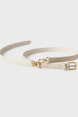 Double Clasp Leather Waist Belt from Totême