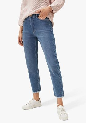 Petra Raw Hem Cropped Jeans from Phase Eight