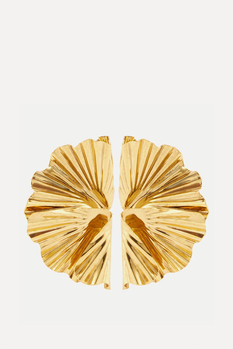 Darya 18kt Gold-Plated Earrings from Jennifer Behr