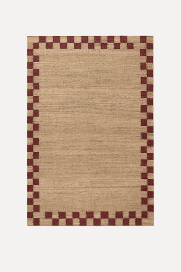 Jute Border Rug from Nordic Knots